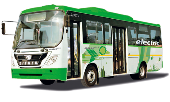 Eicher Skyline Pro E Bus, Technology Partner - REVOLO