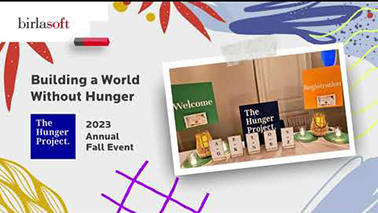 The Hunger Project X Birlasoft | Building a World Without Hunger