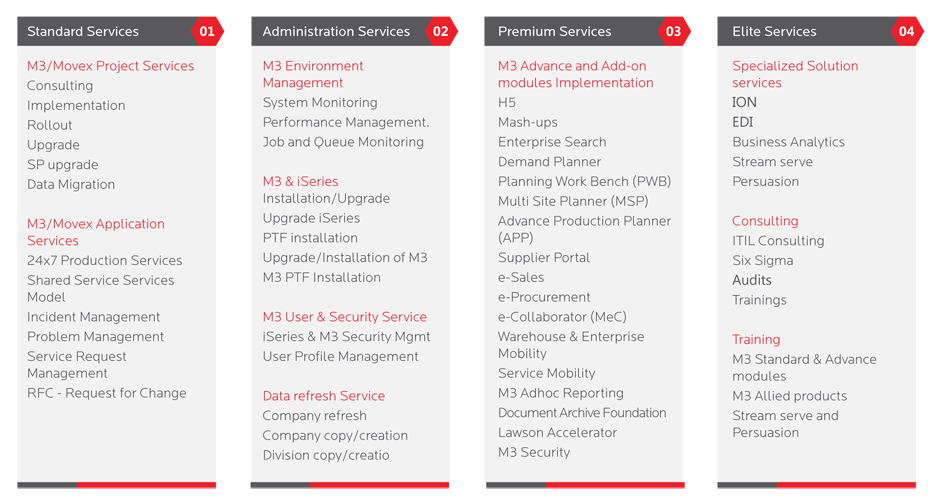 Birlasoft Infor M3 Service Offerings