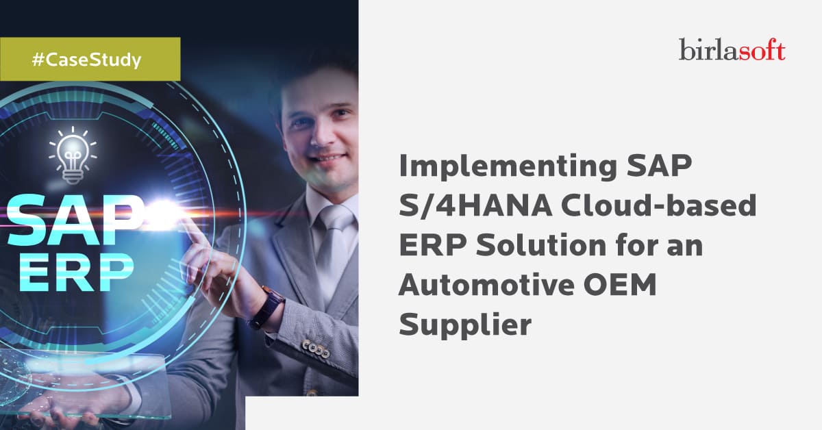 SAP S/4HANA Cloud-based ERP Solution