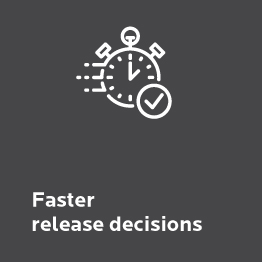 Faster release decisions