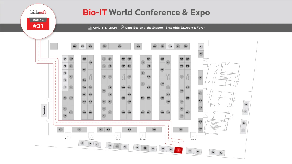 BIO IT Conference Booth Floor Map
