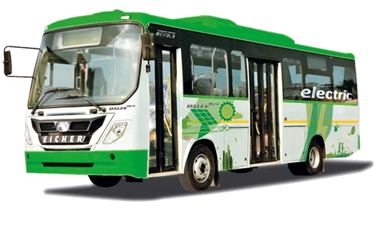 Eicher Skyline Pro E Bus, Technology Partner - REVOLO