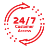 24/7 Customer Access